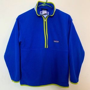 Kids Patagonia Synchilla Sz Large (12) half zip